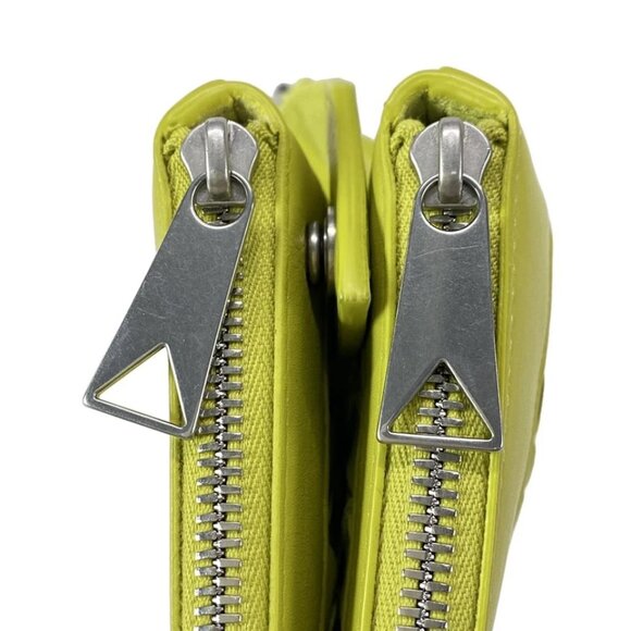BOTTEGA VENETA Intrecciato Duo Bag - Yellow Green Leather 789-080425 - Picture 11 of 14